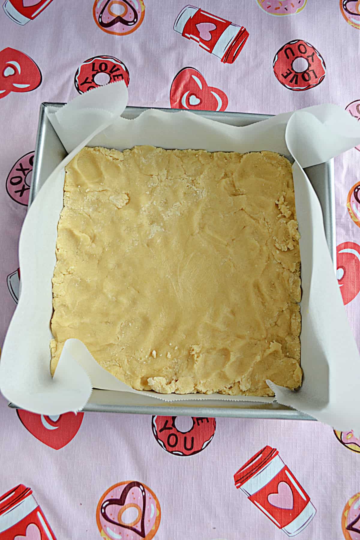 A pan of crust.